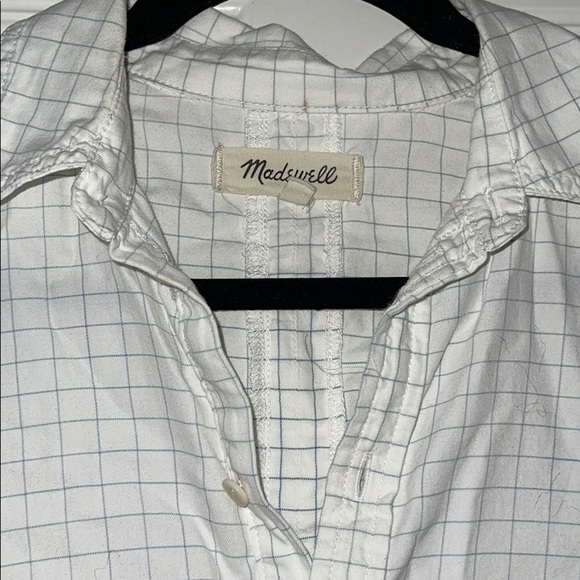 Madewell Ruffle Buttom Down - Picture 2 of 2